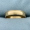 Beaded Edge Wedding Band Ring In 10k Yellow Gold