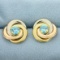 Designer 1ct Tw Aquamarine Earrings In 18k Yellow, White, And Rose Gold