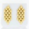 Panther Link Dangle Earrings In 18k Yellow Gold
