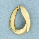 Designer Slide Or Pendant In 14k Yellow Gold