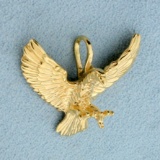 Eagle Pendant In 14k Yellow Gold