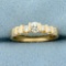 Vintage 1/2ct Tw Old European Cut Diamond Cathedral Style Ring In 14k Yellow Gold