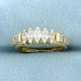 1ct Tw Diamond Wedding Or Anniversary Ring In 14k Yellow Gold