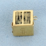 Money Charm Or Pendant In 14k Yellow Gold