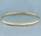Classic Bangle Bracelet In 14k Yellow Gold