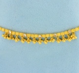 Ornate Tassel Design Bracelet In 22k Yellow Gold