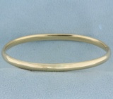 Classic Bangle Bracelet In 14k Yellow Gold