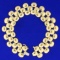 7 1/4 Inch Designer Link Bracelet In 14k Yellow Gold