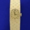 Vintage Omega Ladies Wristwatch Model Aa8949 In Solid 14k Yellow Gold