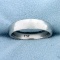 Classic Wedding Band Ring In Platinum