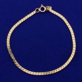 7 1/2 Inch C Link Bracelet In 14k Yellow Gold