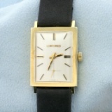 Ladies Antique Longines Wristwatch In 14k Yellow Gold