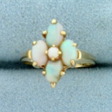 5-stone Opal Ring In 14k Yellow Gold