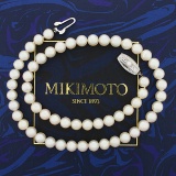 17 Inch Mikimoto Cultured Akoya Pearl Necklace