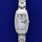 Citizen Women's Stiletto Eco-drive Diamond Watch In Stainless Steel