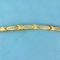 1/2ct Tw Diamond Tennis Bracelet In 10k Yellow Gold