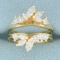 1ct Tw Diamond Ring Jacket In 14k Yellow Gold