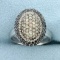 Effy Designer Chocolate, Black, And White Diamond Ring 14k White Gold