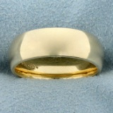 Woman's Wedding Band Ring In 14k Yellow Gold