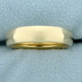 Wedding Band Ring In 14k Yellow Gold