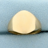 Antique Signet Ring In 10k Rose Gold