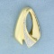 1/4ct Tw Diamond Slide Or Pendant In 14k Yellow Gold