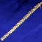 Italian Made Designer Link Bracelet In 14k Yellow Gold