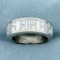 2ct Tw Channel Set Princess And Baguette Diamond Ring In 950 Platinum