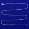 18 Inch Prince Of Whales Link Chain Necklace In 14k Yellow Gold