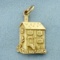 Vintage Georgetown D.C. 3-d Charm In 14k Yellow Gold