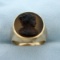 Large Cameo Statement Ring In 14k Yellow Gold