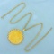 1915 Austrian 4 Ducat Gold Coin Necklace In 14k Yellow Gold