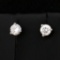 1/3ct Tw Diamond Stud Earrings In Platinum Martini Setting