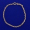 Cable Link Chain Bracelet In 14k Yellow Gold