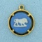 Vintage Wedgwood Lion Pendant In 14k Yellow Gold