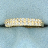 1/2ct Tw Diamond Band Ring In 14k Yellow Gold