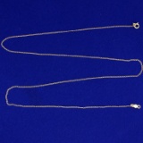 20 Inch Cable Link Chain In 14k Yellow Gold
