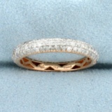 1ct Tw Diamond Band Ring In 14k Rose Gold