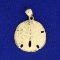 Sand Dollar Pendant In 14k Yellow Gold