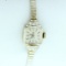 Vintage Omega Manual Wind Women's Watch In Solid 14k White Gold