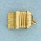 Mechanical Accordion Pendant Or Charm In 14k Yellow Gold