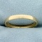 Vintage Thin Wedding Band Ring In 14k Yellow Gold