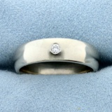 Diamond Wedding Or Anniversary Band Ring In 14k White Gold