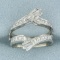 3/4ct Tw Diamond Ring Jacket In 14k White Gold