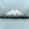 Diamond Heart Ring In 14k White Gold