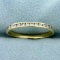 Diamond Wedding Or Anniversary Band Ring In 14k Yellow Gold