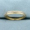 Diamond Wedding Or Anniversary Band Ring In 14k Yellow Gold