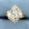 1/2ct Tw Marquise Diamond Ring In 10k Yellow Gold