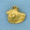 Conch Shell Charm Or Pendant In 14k Yellow Gold