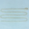 Italian Made 19 1/2 Inch Box Link Chain Necklace In 14k Yellow Gold